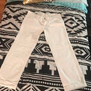 Old Navy white ripped jeans